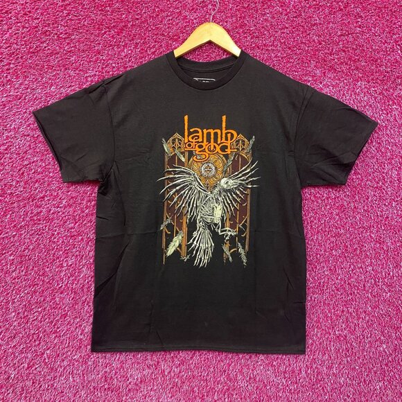 Lamb Of God Crow Black T-Shirt Large - Picture 1 of 4